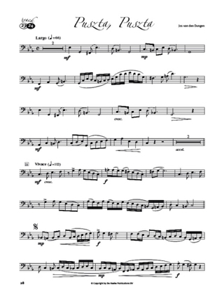 Musical Souvenirs For Tuba Ut - Den Dungen Jos Van - Partition - Tuba